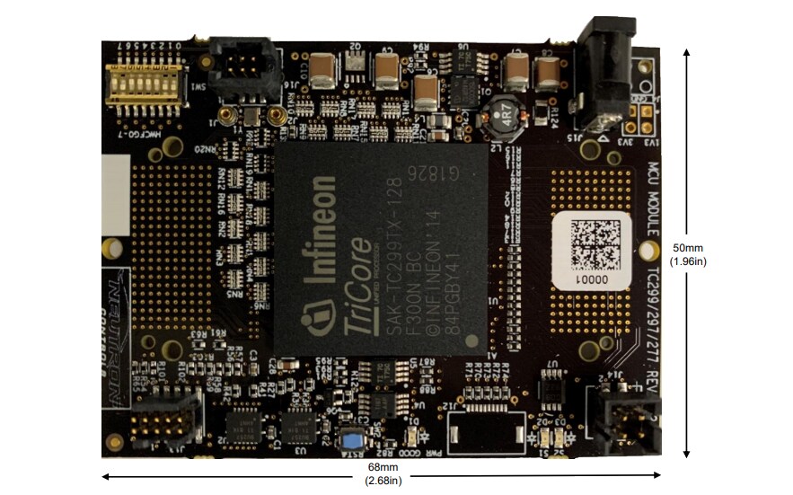 Infographic - Neutron Controls AURIX™ TC277/297/299 MCU Platform Module Kits